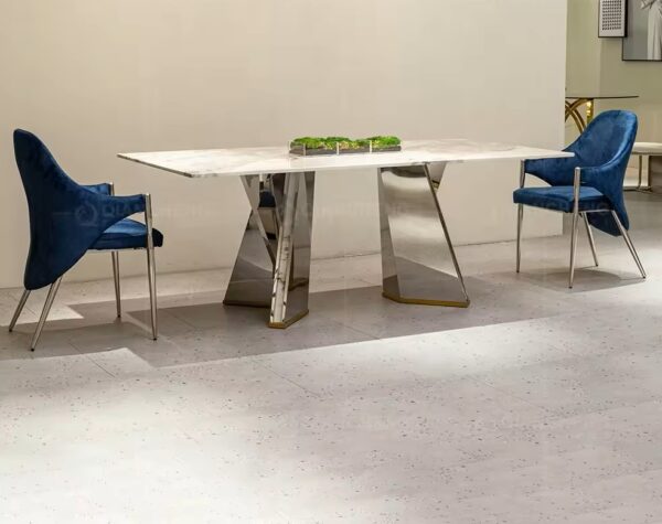 Bling furniture granite top marble dining table - Image 3