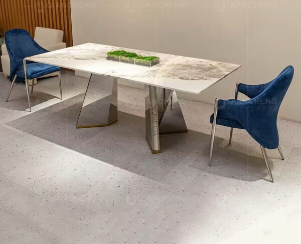 Bling furniture granite top marble dining table - Image 4